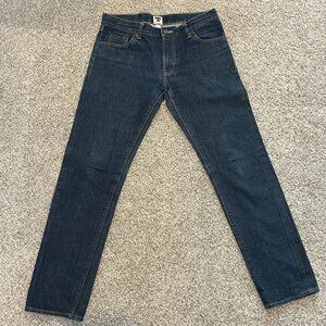 Tellason Dark Wash Salvage Self Edge Women's Jeans 100% Cotton Size 30
